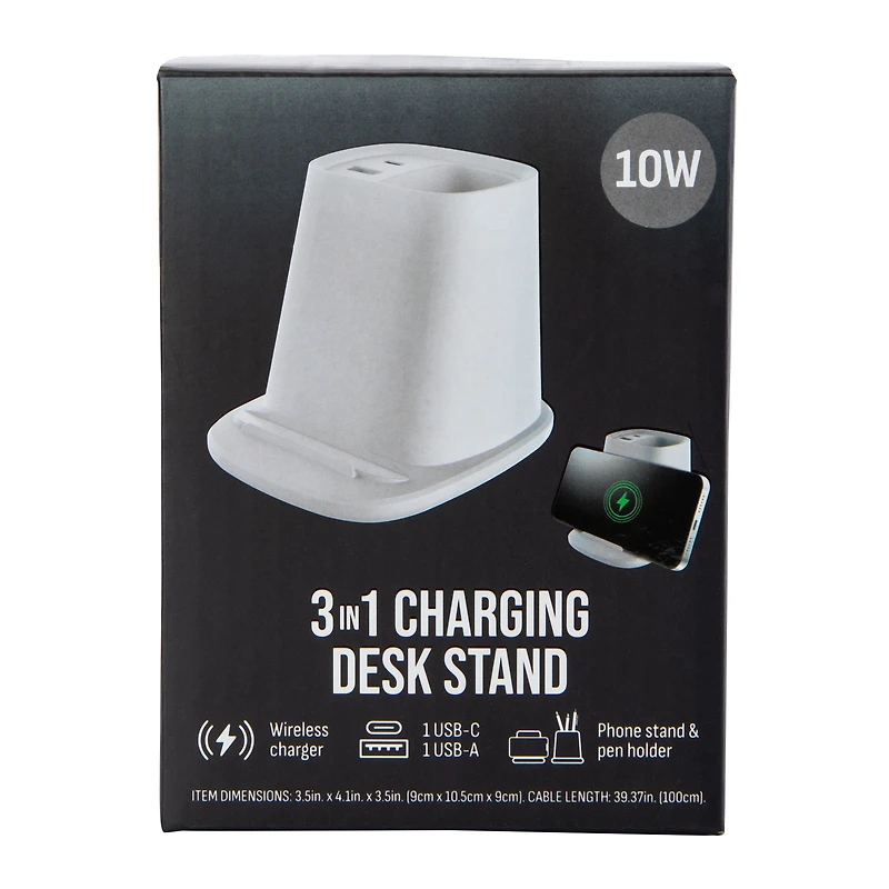 10W Wireless Charging Desk Stand