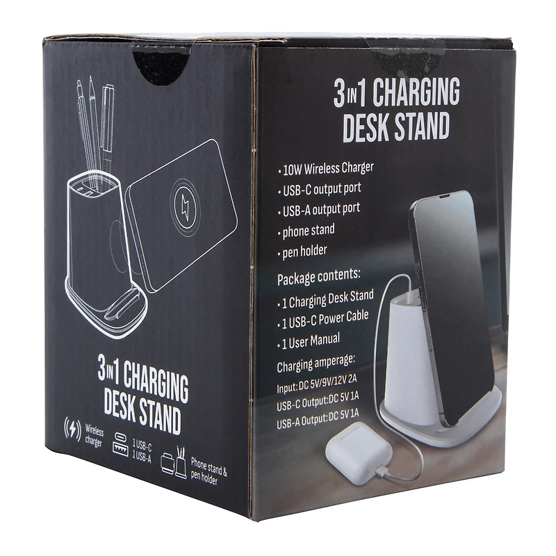 10W Wireless Charging Desk Stand