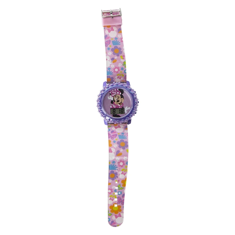 Disney Junior Minnie Mouse Flashing LCD Watch