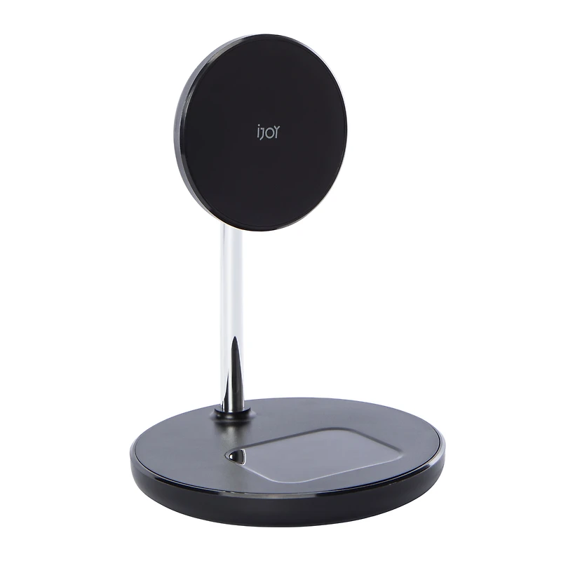 15W 2-In-1 Wireless Magnetic Charging Stand
