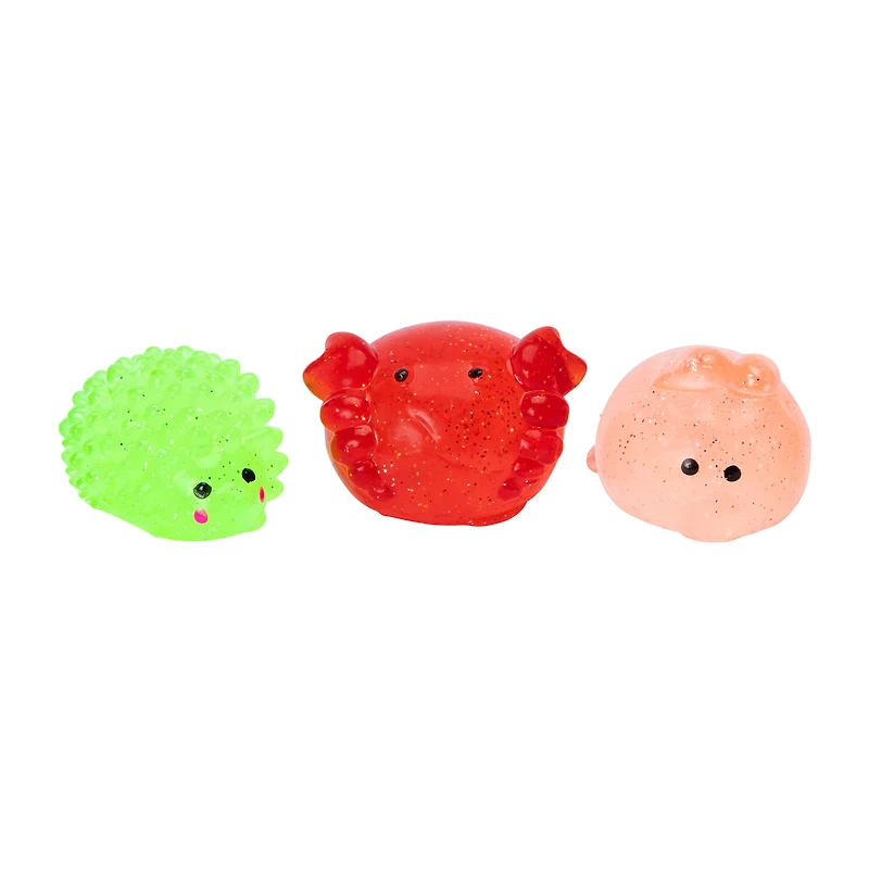 Mega Glitter Squishy Mochi 8-Pc