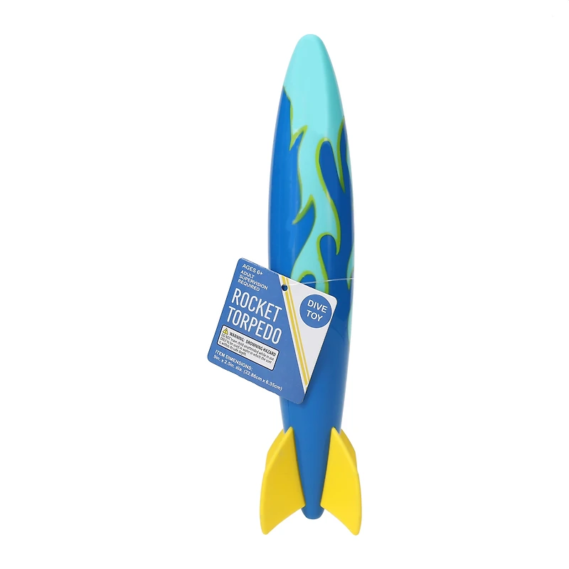 Rocket Torpedo Dive Toy 2.5in x 9in
