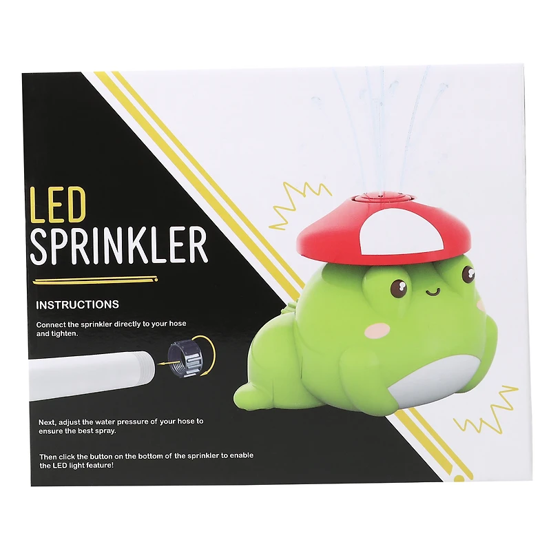 LED Frog Sprinkler 6.50in x 4.92in