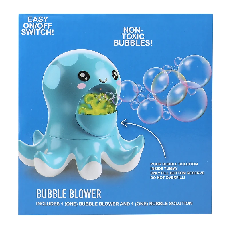 Octopus Bubble Blower Machine With Bubble Solution