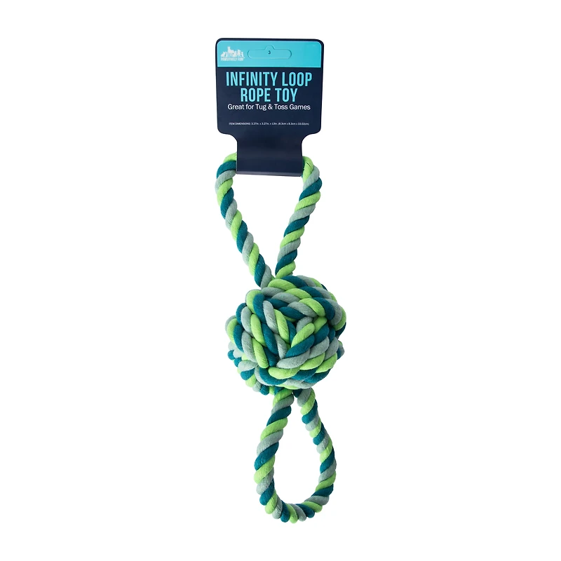 Pawsitively Fun! Pet Infinity Loop Rope Toy