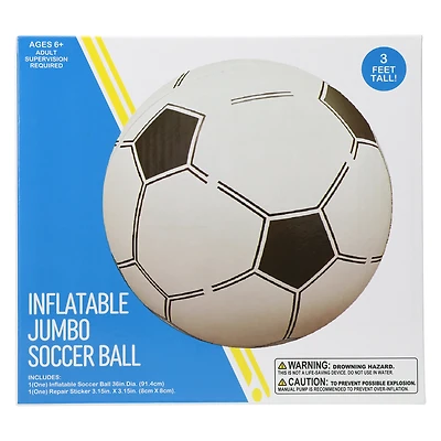 Inflatable Jumbo Soccer Ball 3ft
