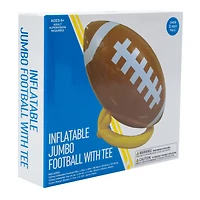 Inflatable Jumbo Football With Tee 20in x 40in