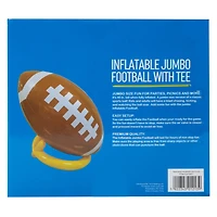 Inflatable Jumbo Football With Tee 20in x 40in