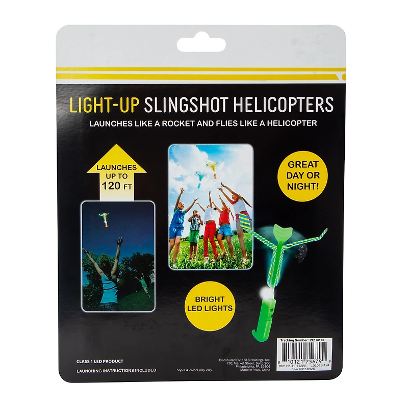 Light-Up Rocket Copters 12-Count