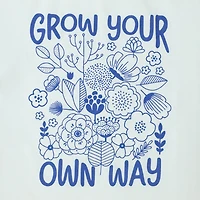 Girls Grow Your Own Way Graphic Tee