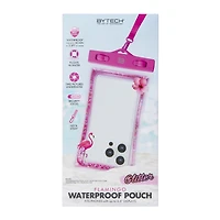Glitter Waterproof Phone Pouch With Neck Strap