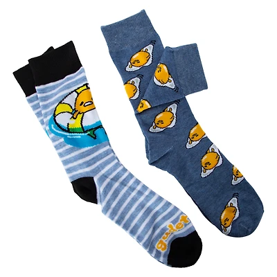 Gudetama The Lazy Egg™ Mens Crew Socks 2-Pack