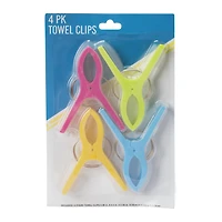 Beach Chair Towel Clips 4-Count