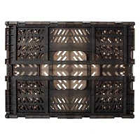 Large Collapsible Glitter Crate 15.75in x 11.8in