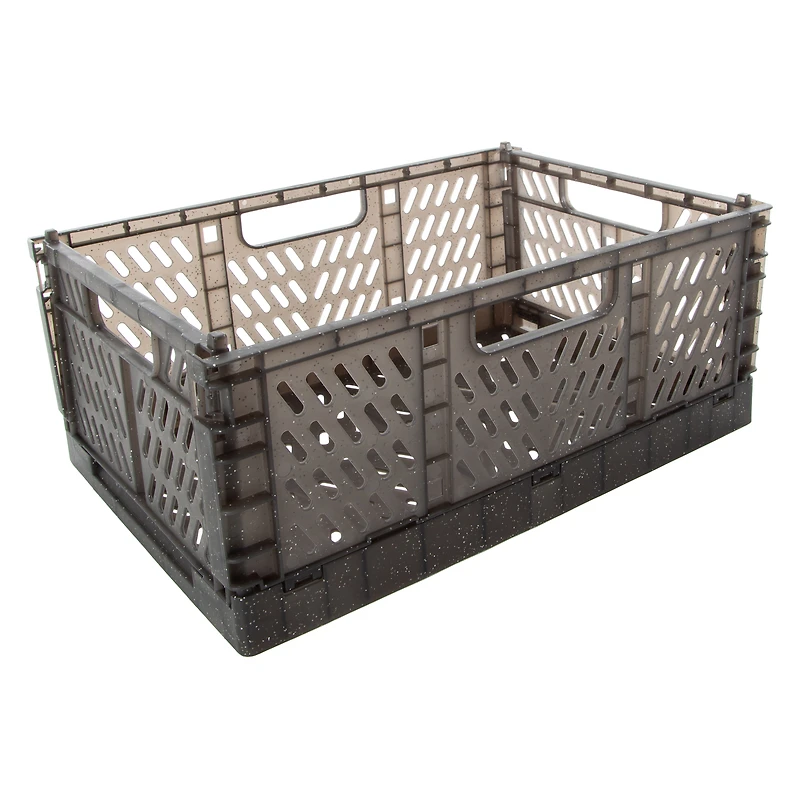 Small Collapsible Glitter Crate 12in x 8in