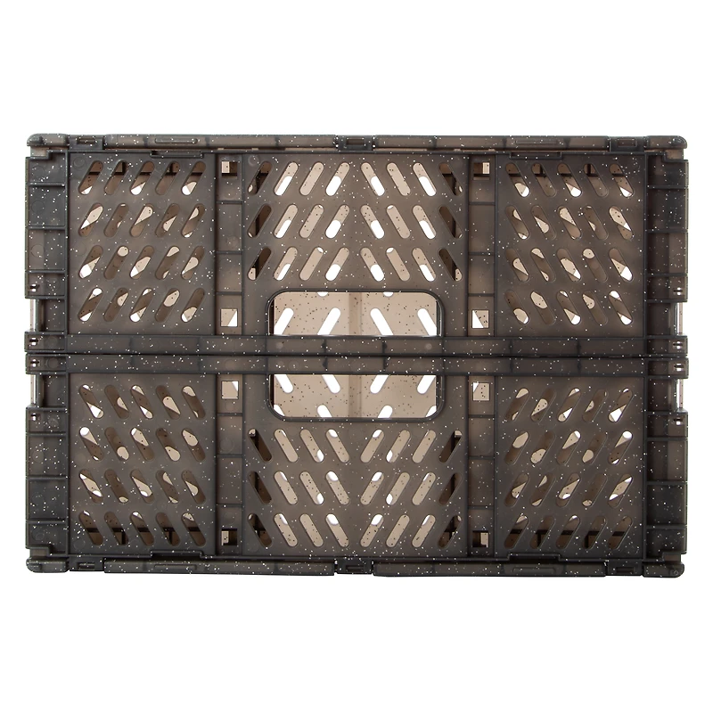 Small Collapsible Glitter Crate 12in x 8in