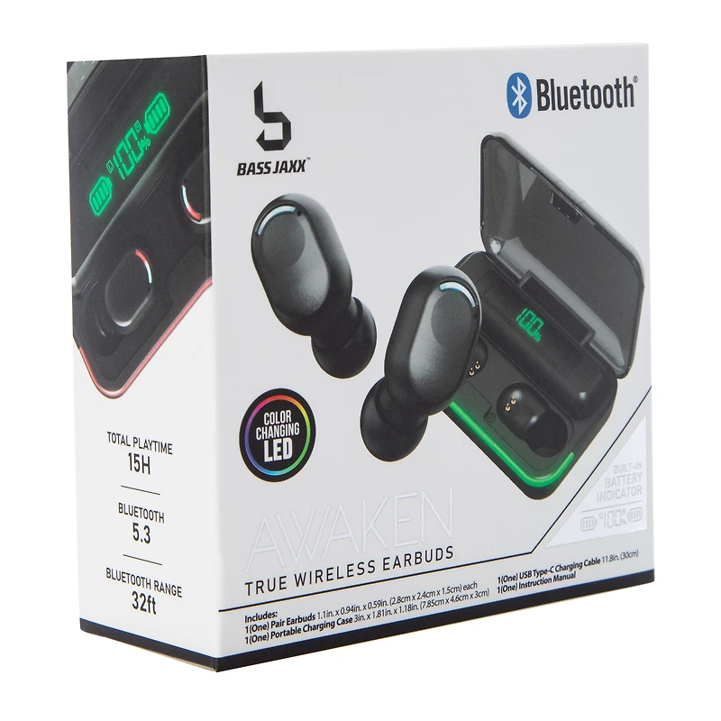 Awaken True Wireless Earbuds With Mic