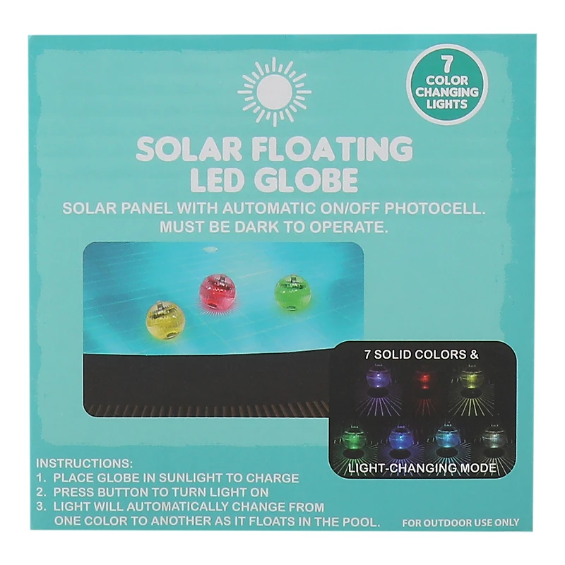 Floating Solar Orb Light 4in