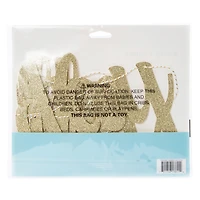 Glitter 'Happy Birthday' Party Banner 96in x 9.46in