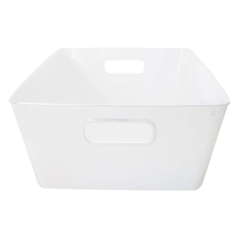 Large Iridescent Storage Bin 10.5in x 14.1in