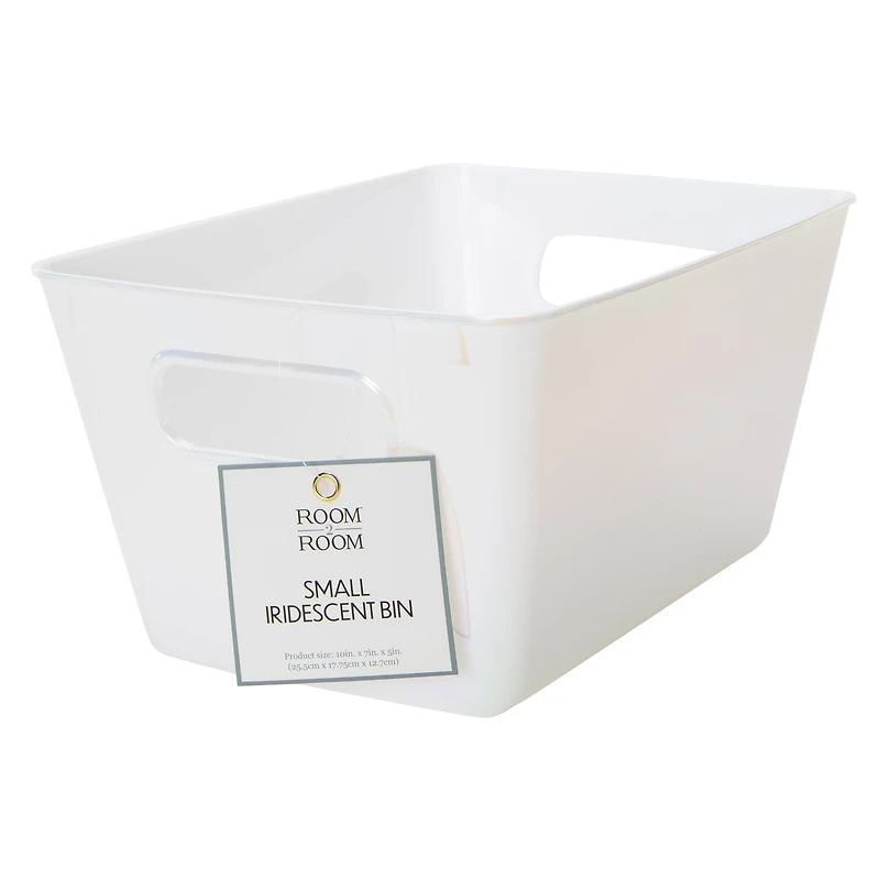 Small Iridescent Bin 10in x 6.9in