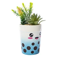 Boba Faux Plant 4in x 13in
