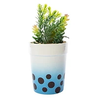Boba Faux Plant 4in x 13in