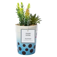 Boba Faux Plant 4in x 13in