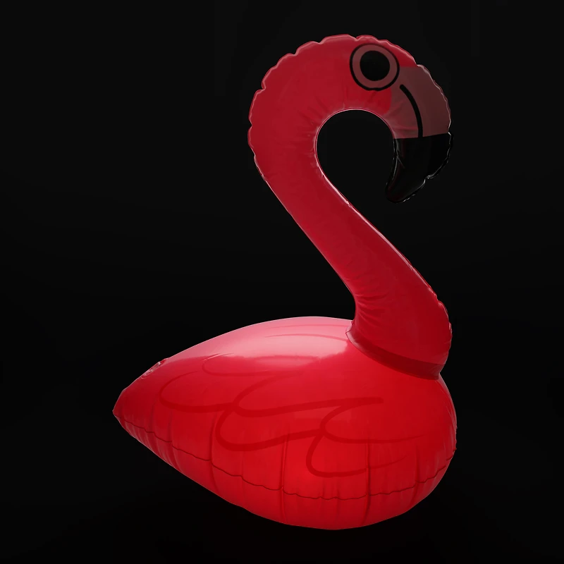 Inflatable LED Flamingo Pool Light 14in x 19in