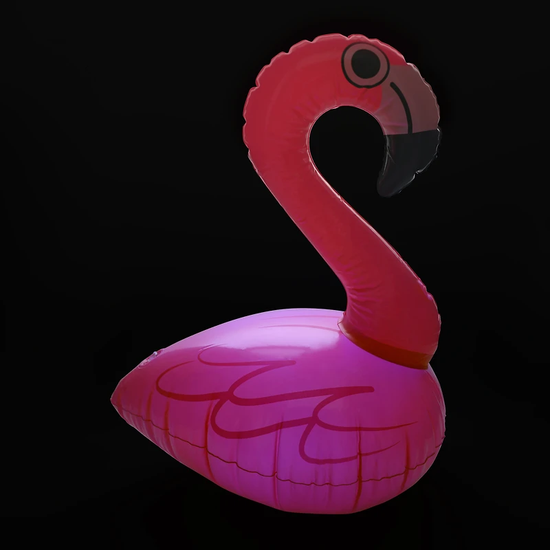 Inflatable LED Flamingo Pool Light 14in x 19in