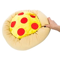 Round Pizza Pet Bed 22in x 22in