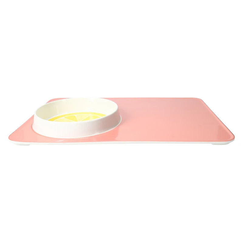 Outdoor Serving Tray With Dip Bowl 17.2in x 12.2in
