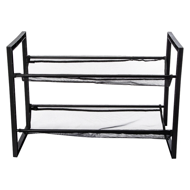 2-Tier Fabric Storage Shelf 23in x 15in