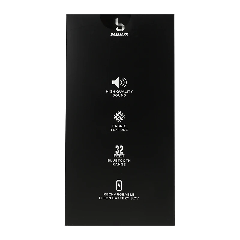 Rhythm Fabric Wireless Speaker 4.96in x 7.9in