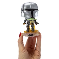 Funko Pop! Star Wars The Mandalorian With The Child Bobble-Head
