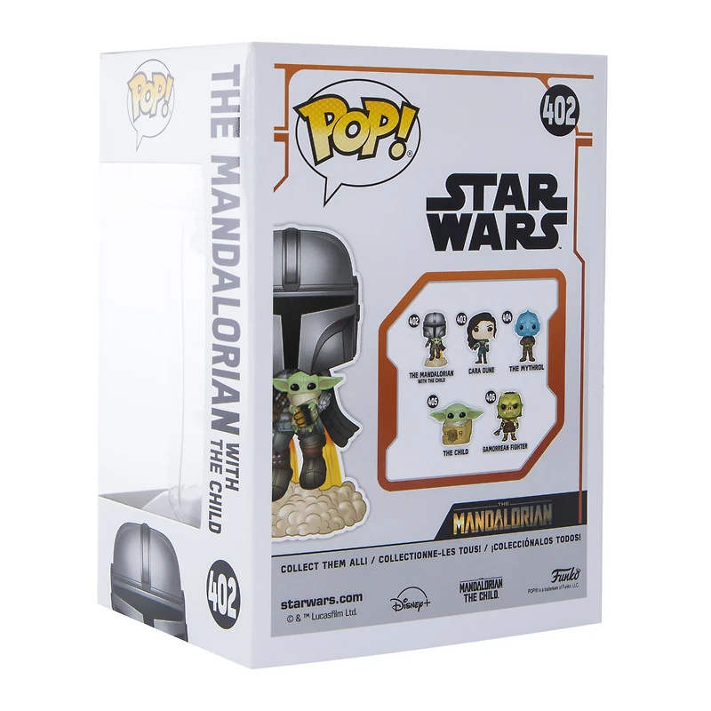 Funko Pop! Star Wars The Mandalorian With The Child Bobble-Head