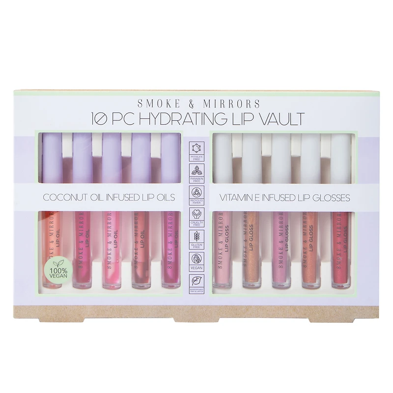 Smoke & Mirrors Hydrating Lip Vault Set 10-Count