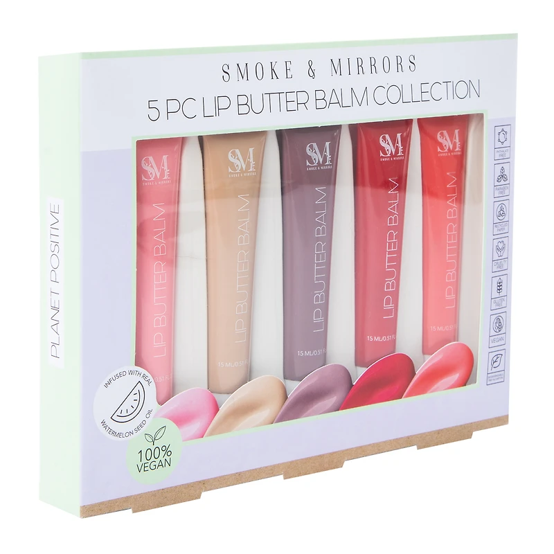 Smoke & Mirrors Lip Butter Balm Collection 5-Count