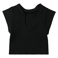 Seamless Ribbed V-Neck Lounge Top