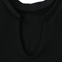 Seamless Ribbed V-Neck Lounge Top