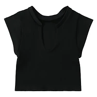 Seamless Ribbed V-Neck Lounge Top