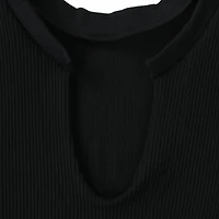 Seamless Ribbed V-Neck Lounge Top