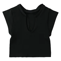 Seamless Ribbed V-Neck Lounge Top