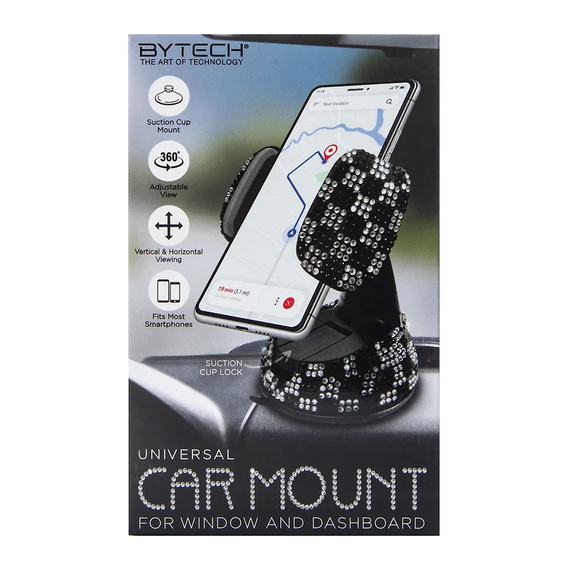 Universal Bling Suction Phone Car Mount