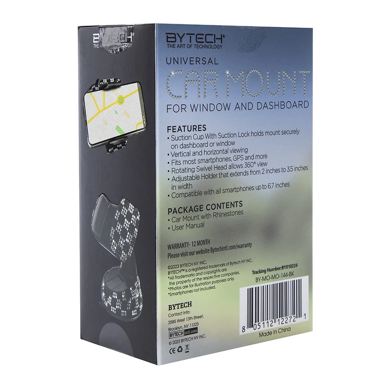 Universal Bling Suction Phone Car Mount