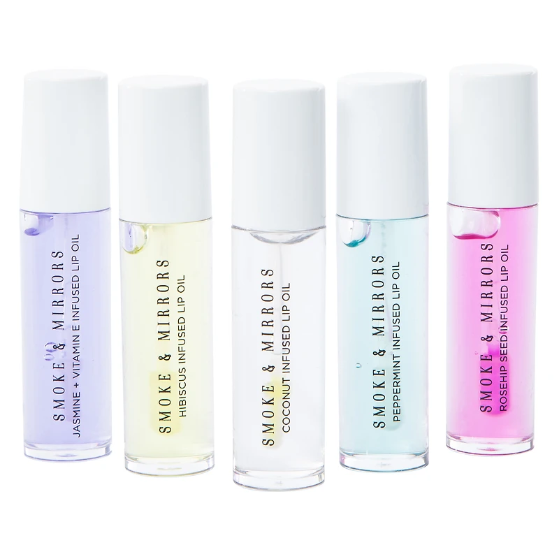 Smoke & Mirrors Multi-Oil Infused Lip Oil Set 5-Count