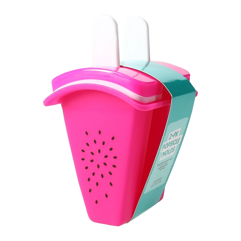 Fruit-Shaped Popsicle Molds 2-Count