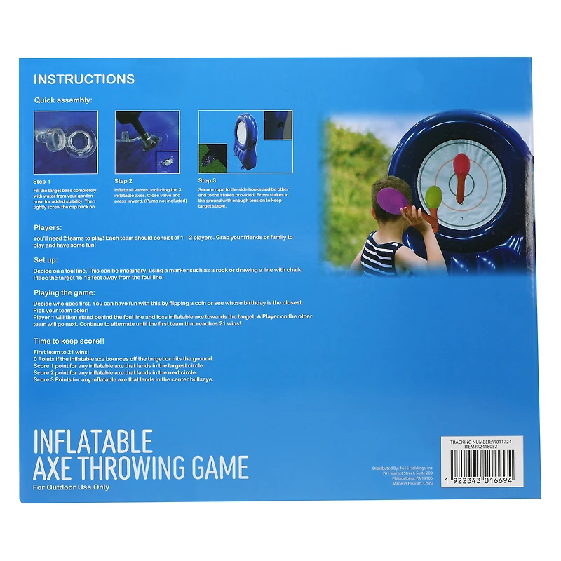 Inflatable Axe Throwing Game 4ft