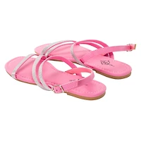 Ladies Strappy Rhinestone Sandals