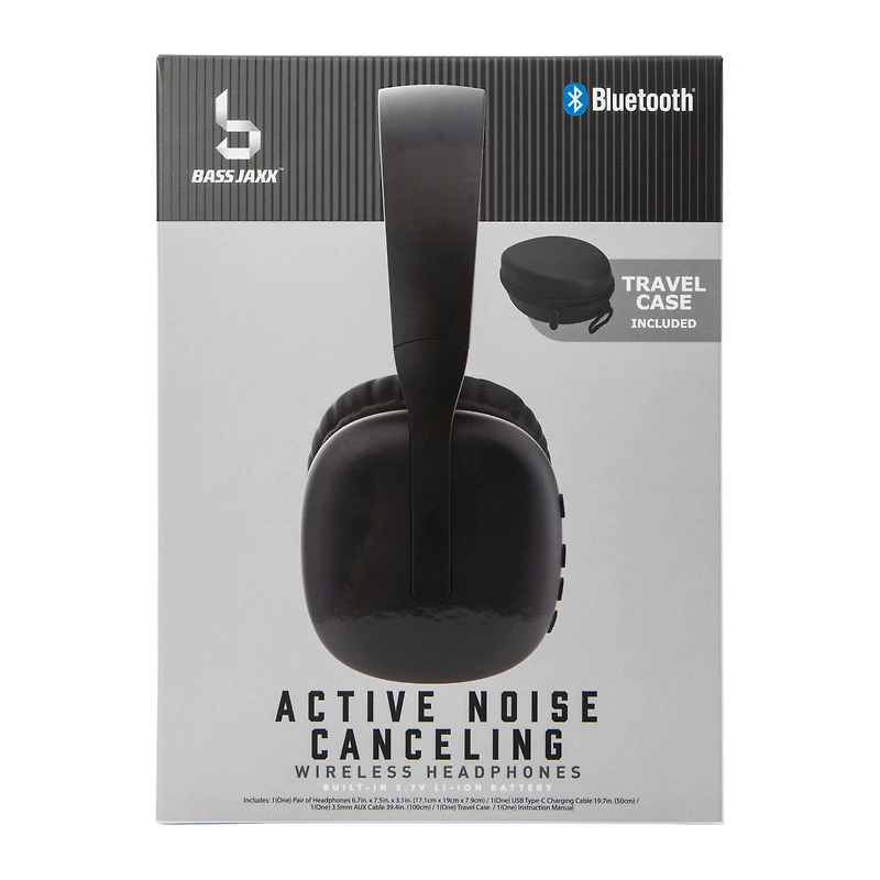 Active Noise Canceling Wireless Headphones With Mic